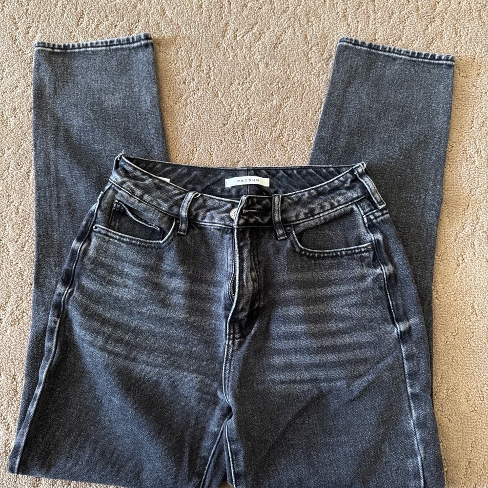 PacSun Black Straight Leg Jeans Classic Style